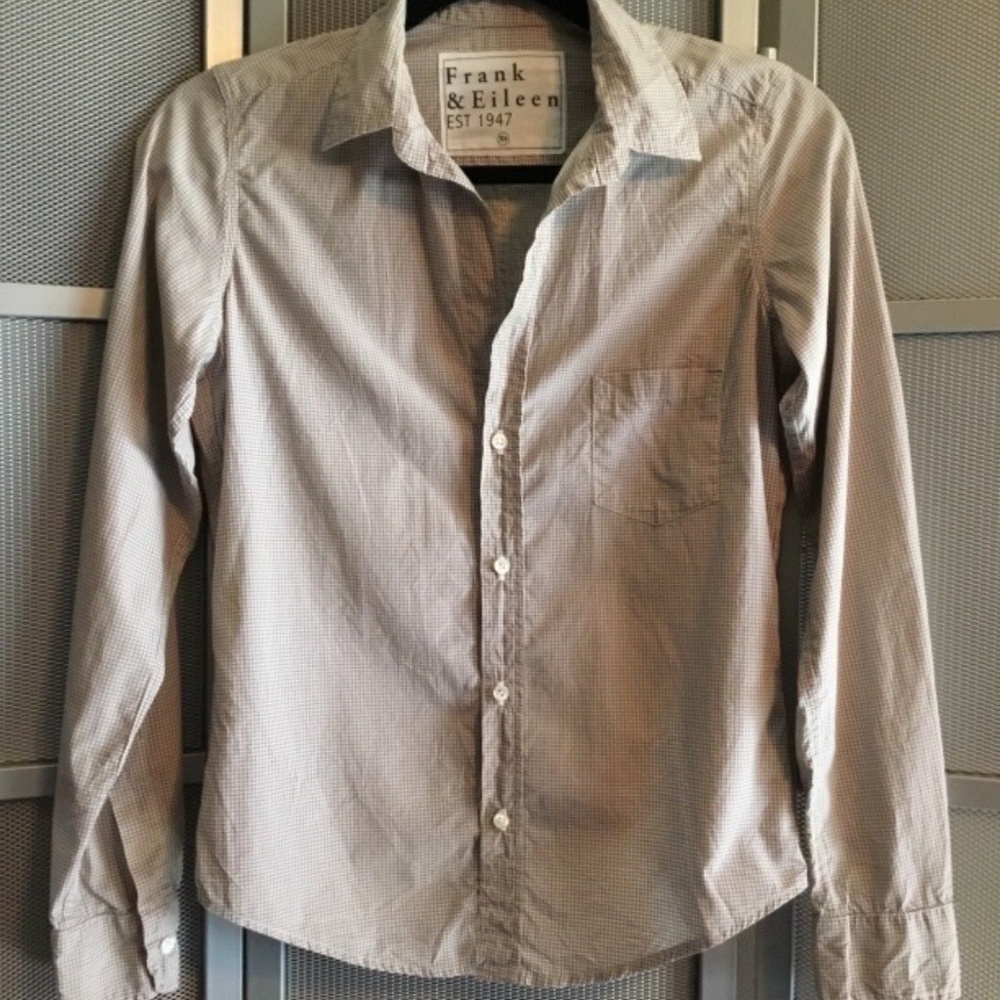 Barry Cotton Polka Dot Button Down Shirt